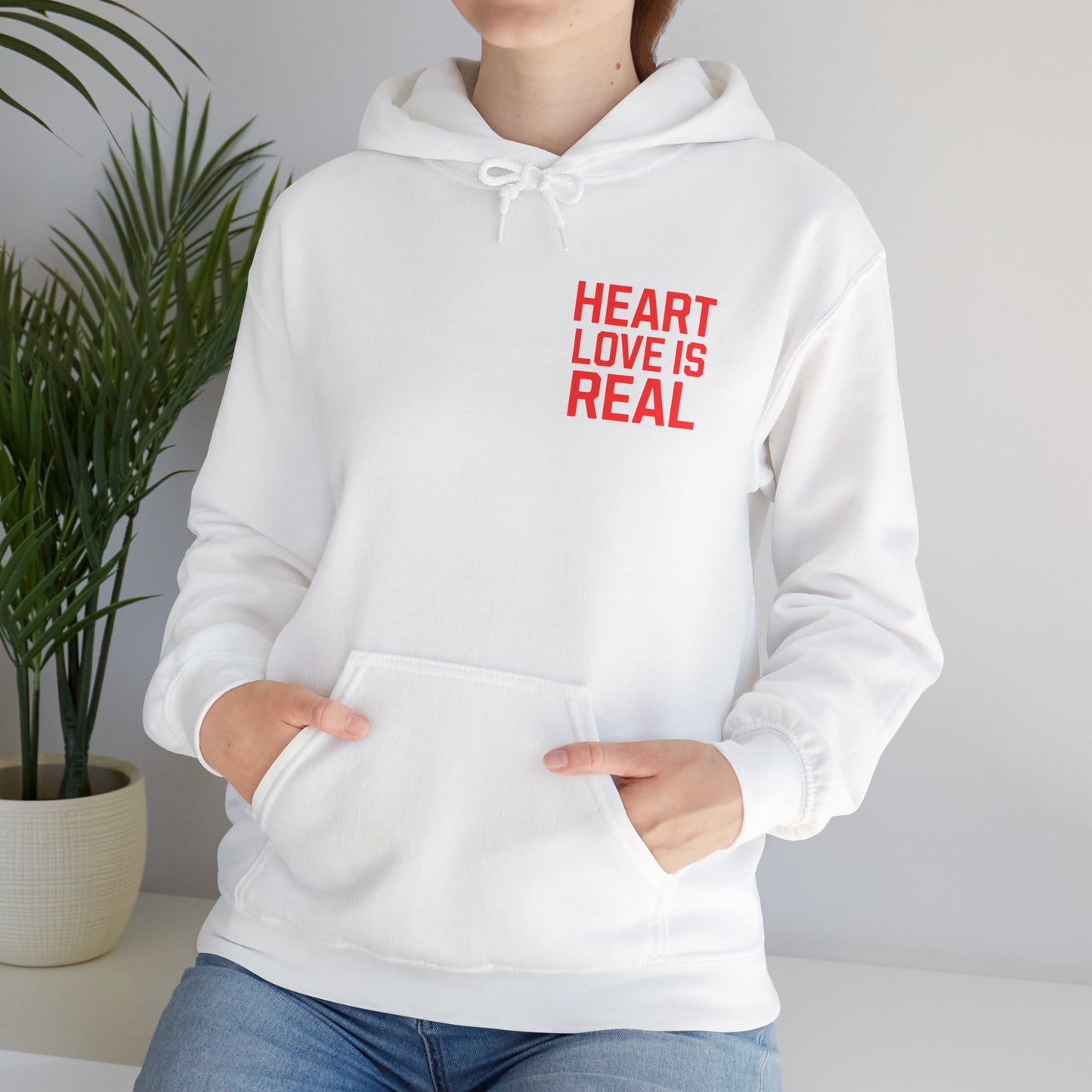Heart Love Is Real Hoodie