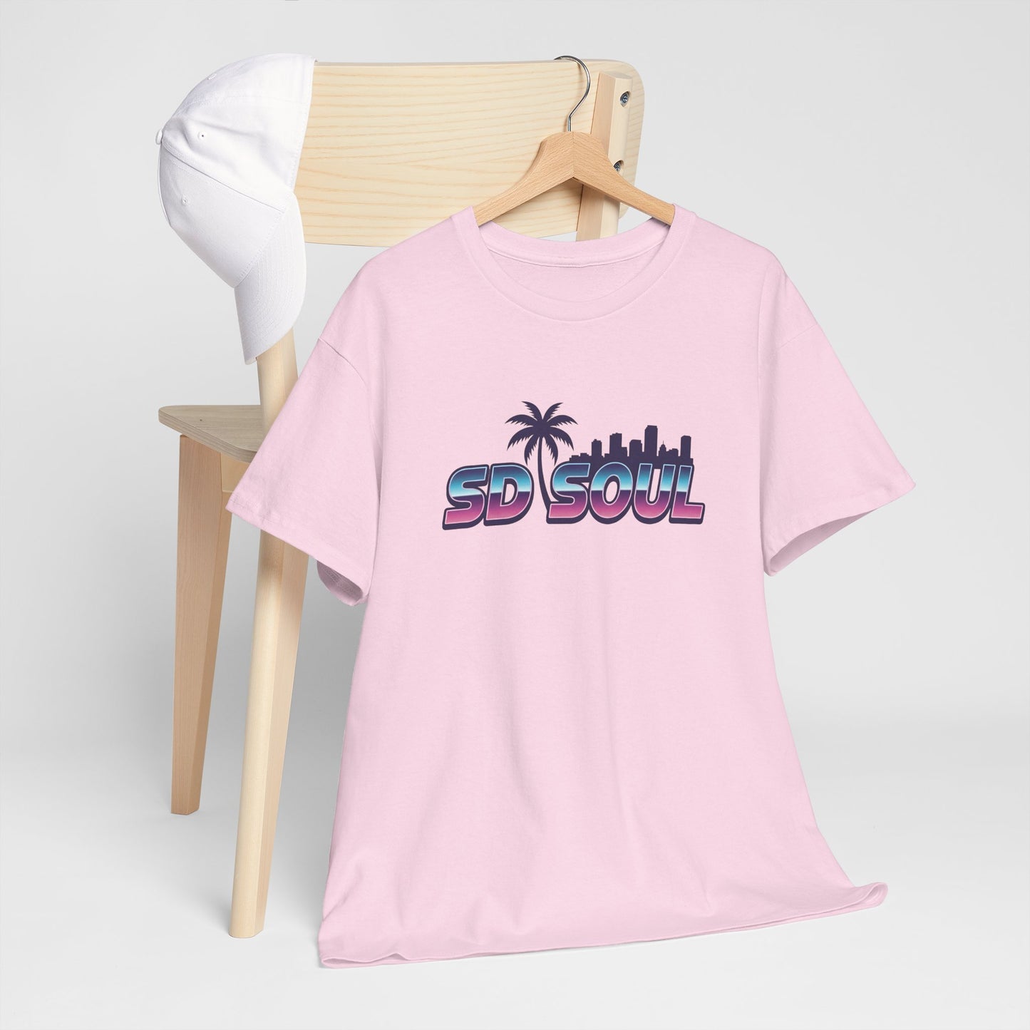 San Diego Soul: Retro Palm Premium Beach Vibe Tee