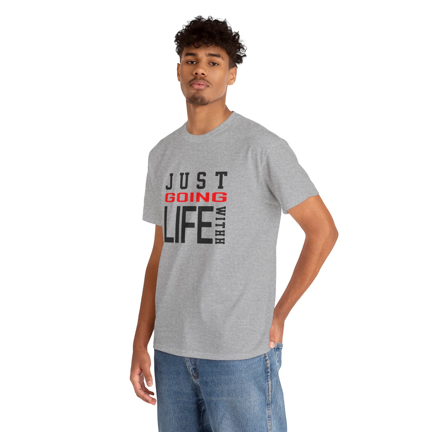 Just Going With Life Premium Aesthetic Minimalist Tee