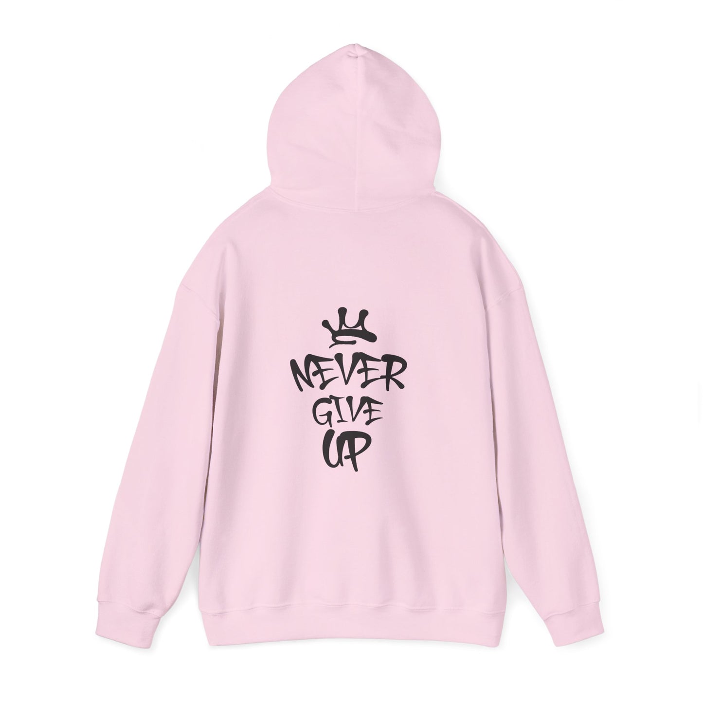 Never Give Up Motivational Hoodie