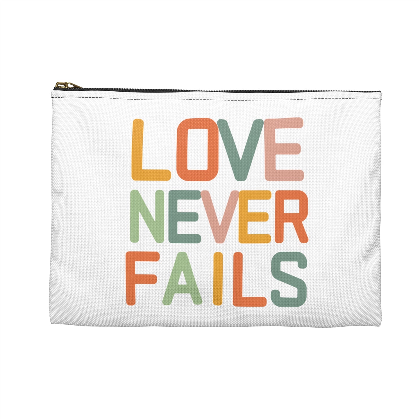 Love Never Fails Pouch