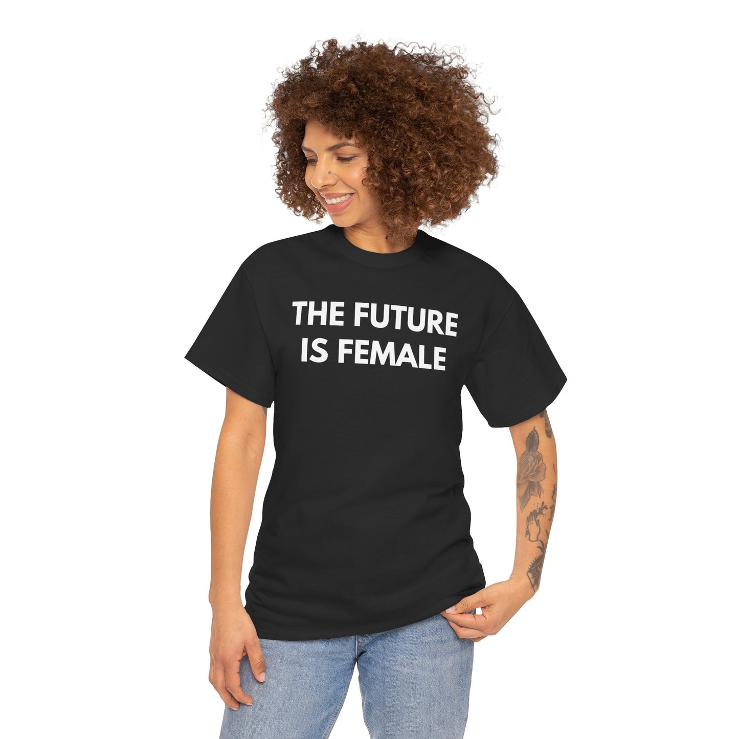 The future is female Unisex Heavy Cotton Tee