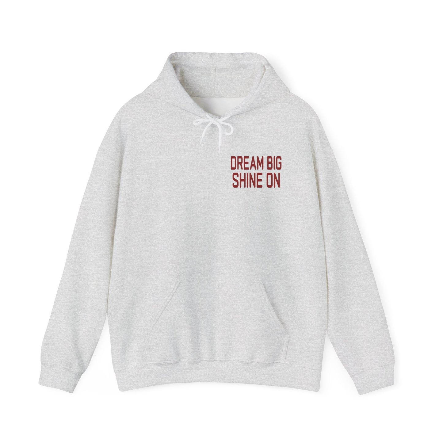 Dream Big Shine On: Inspirational Motivational Premium Hoodie