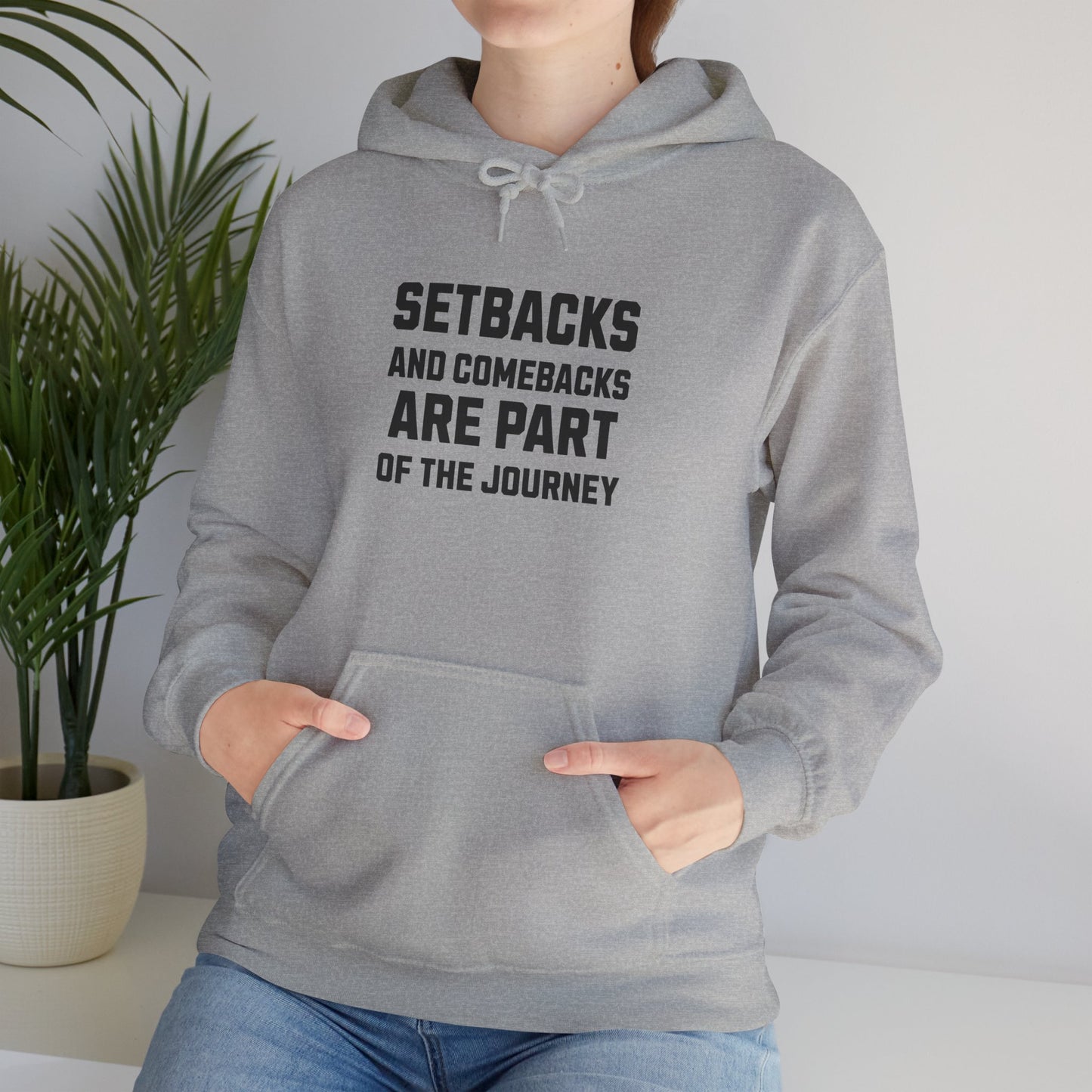 Never Give Up Motivational Hoodie