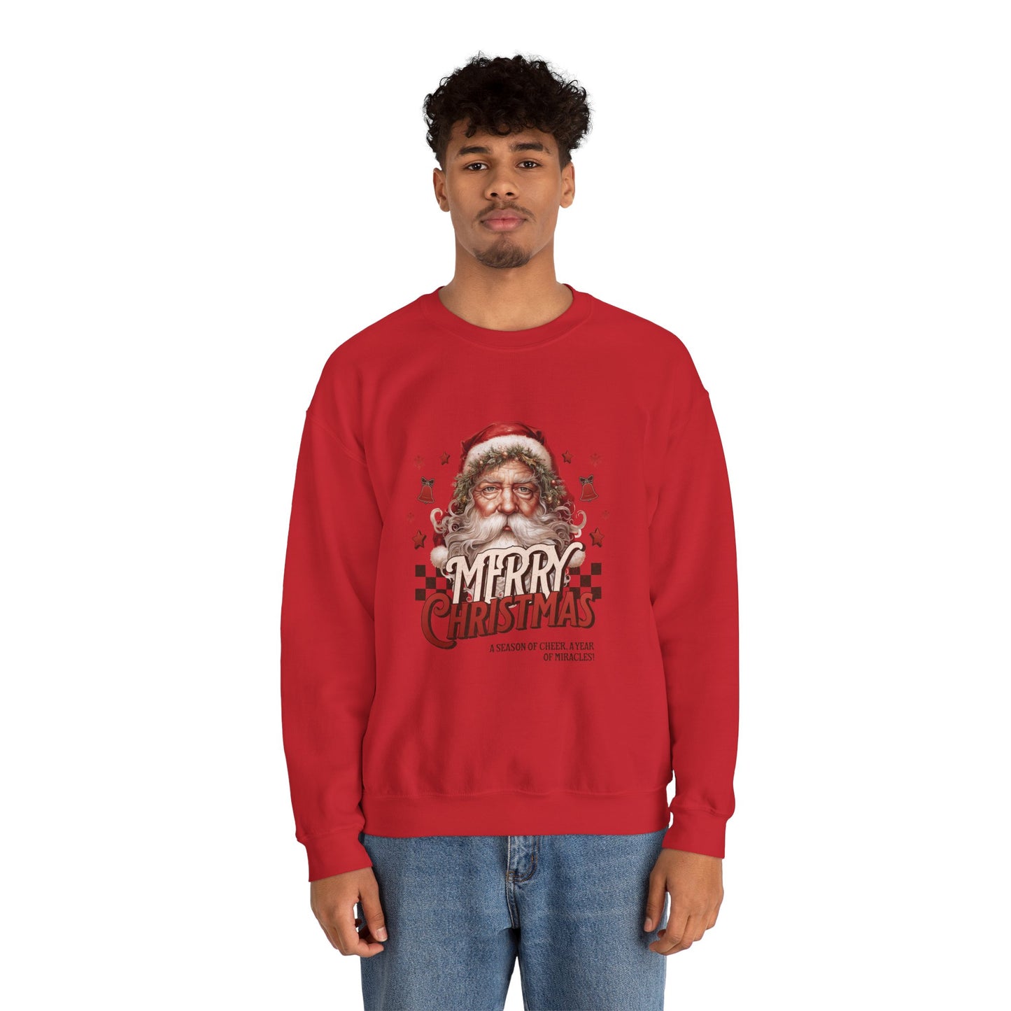 Merry Christmas: Cozy Unisex Crewneck Sweatshirt