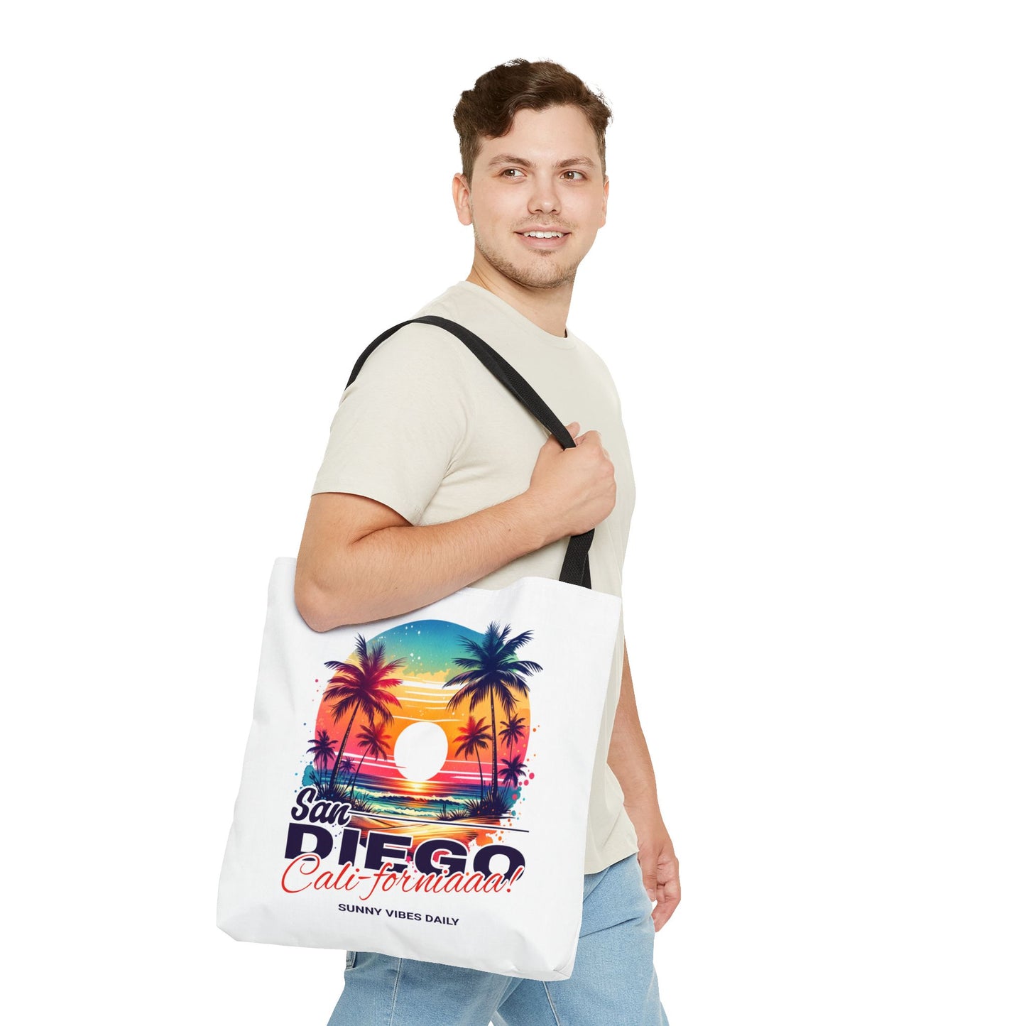 Sunny Vibes Tote Bag - San Diego California