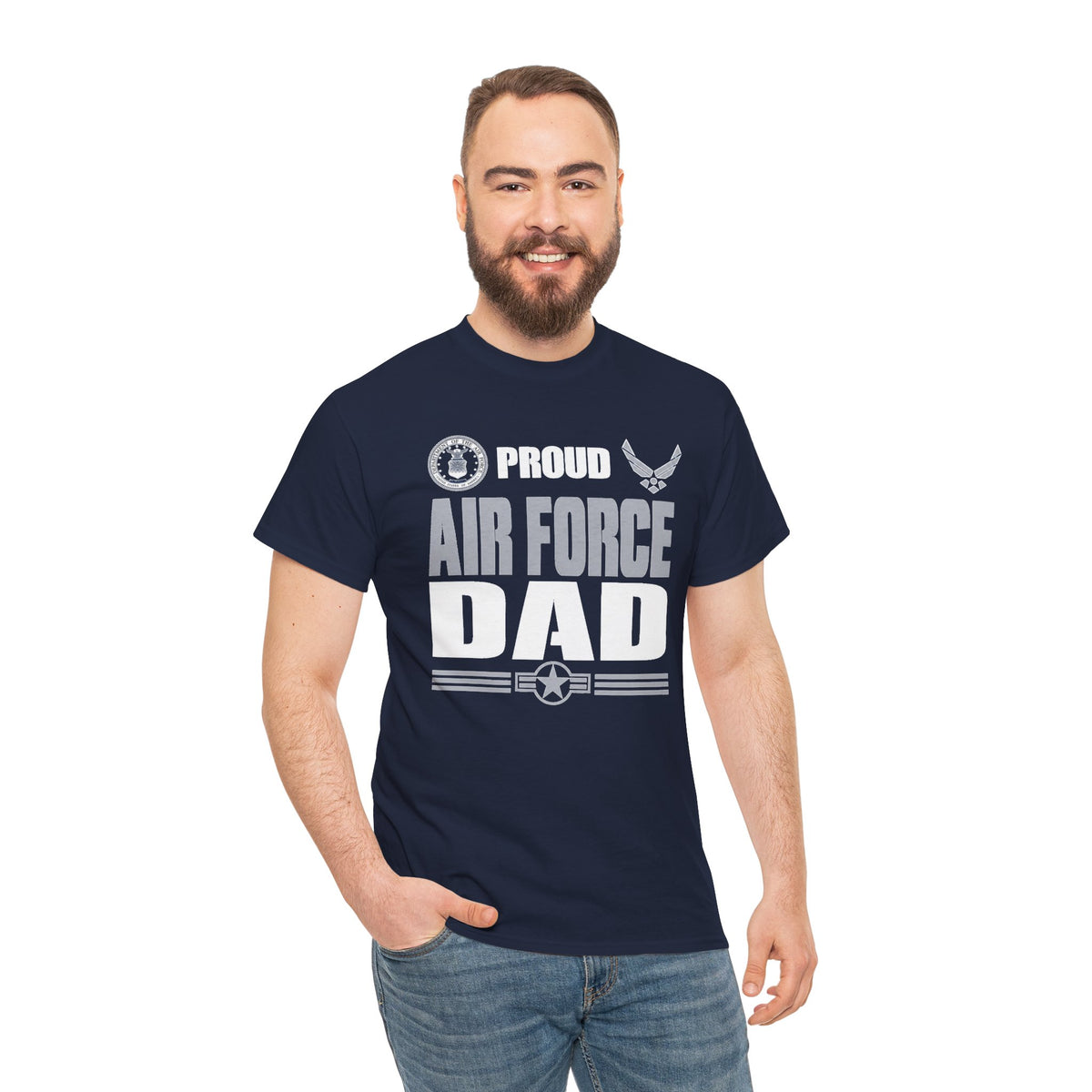 Proud Air Force Dad T-Shirt — Military Dad Tee