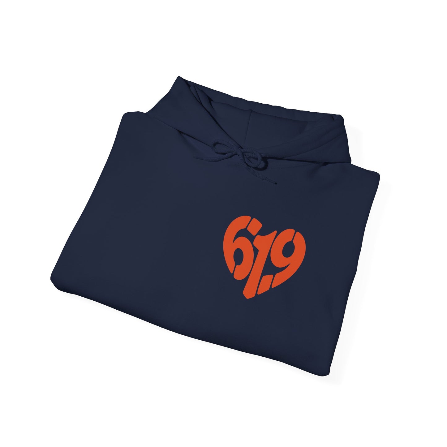 619 Heart San Diego Area Code Premium Hoodie