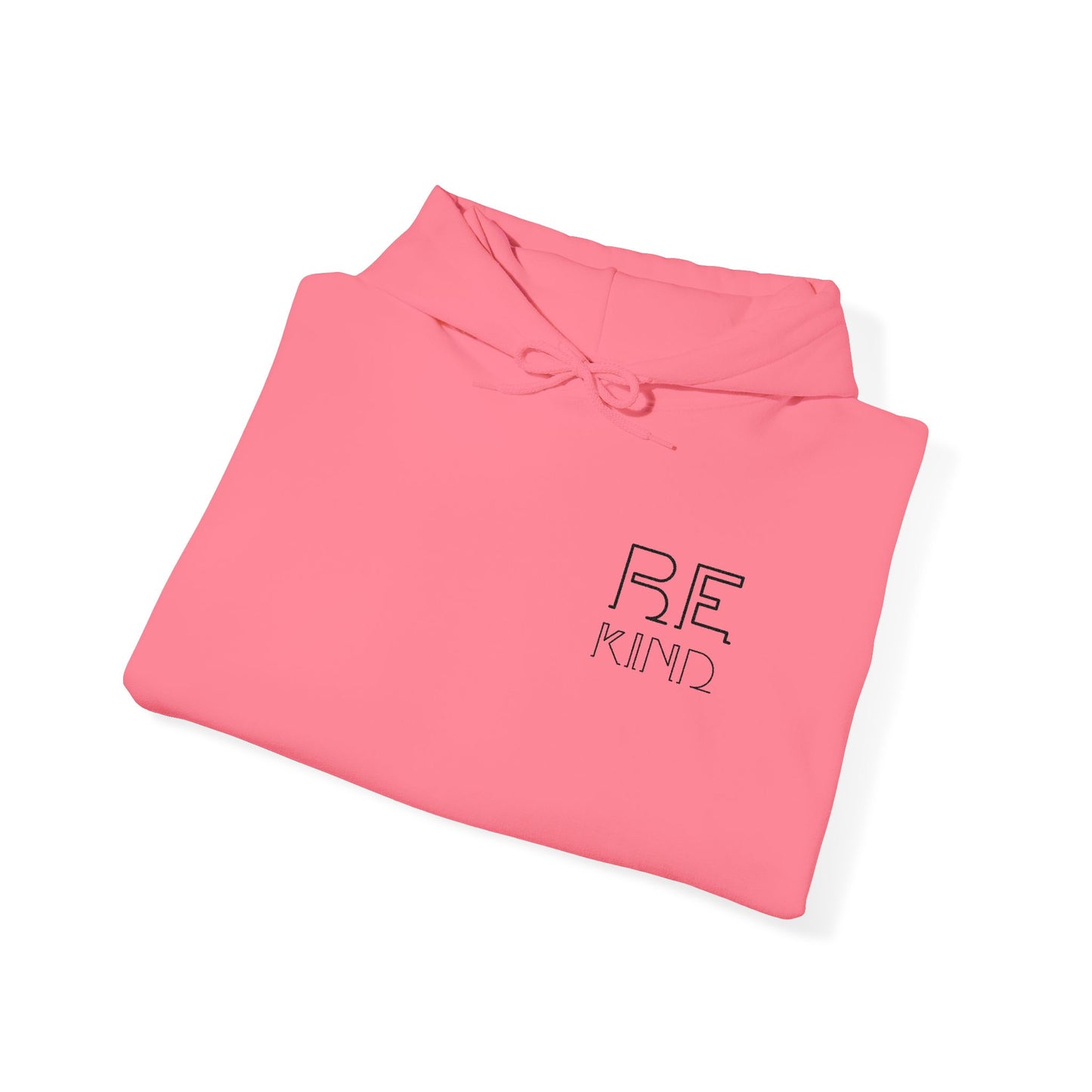 Be Kind: Minimalist Embroidered Chest Print Premium Hoodie