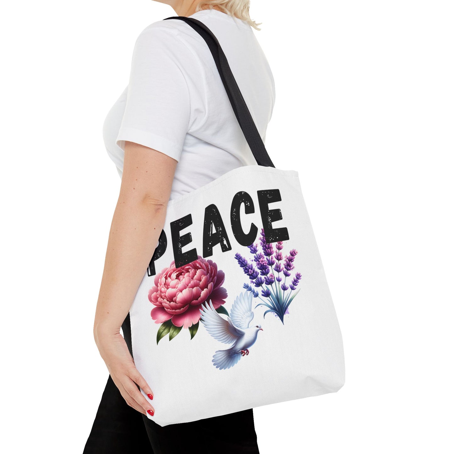 Peaceful Strive Tote Bag