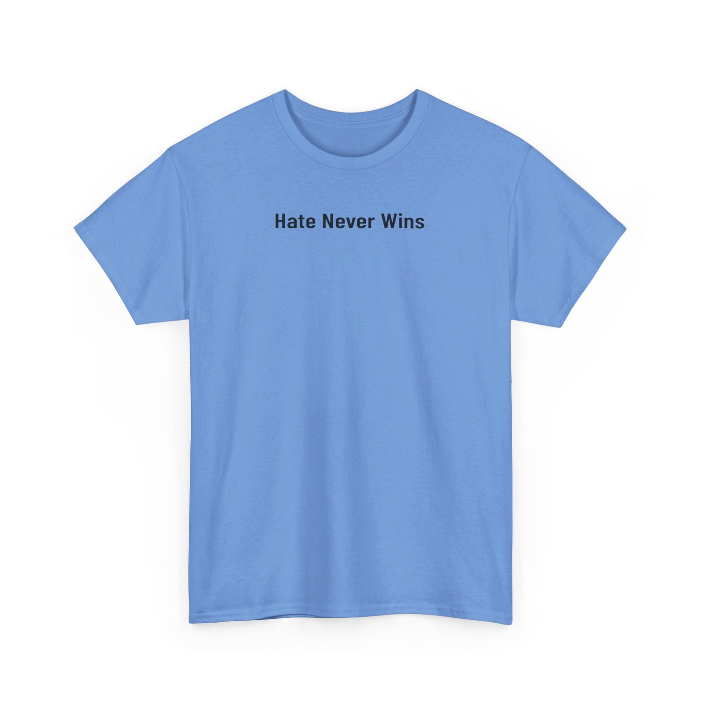 hate never wins Unisex Heavy Cotton Tee