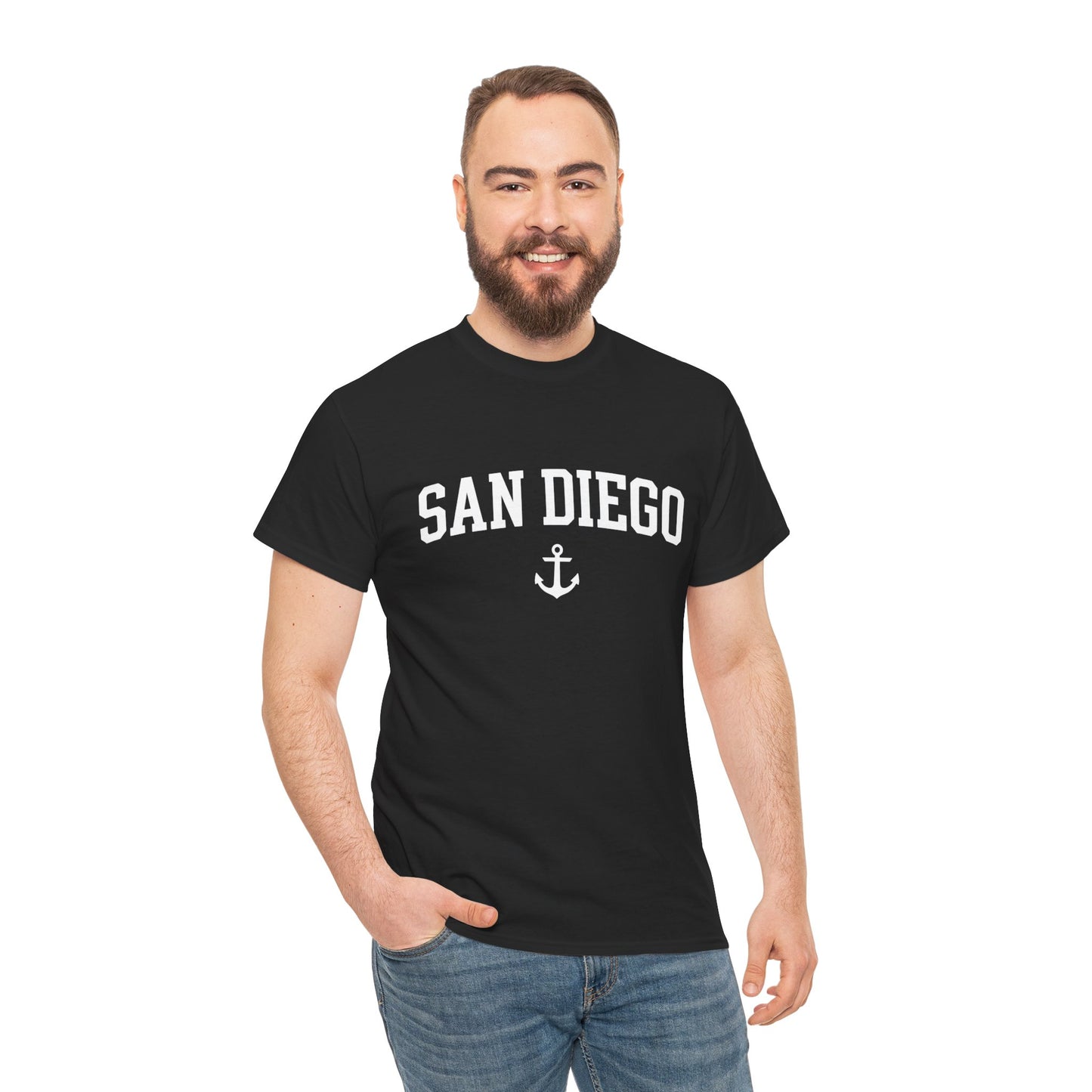 Maritime Heritage: San Diego Anchor Premium Boxy Tee