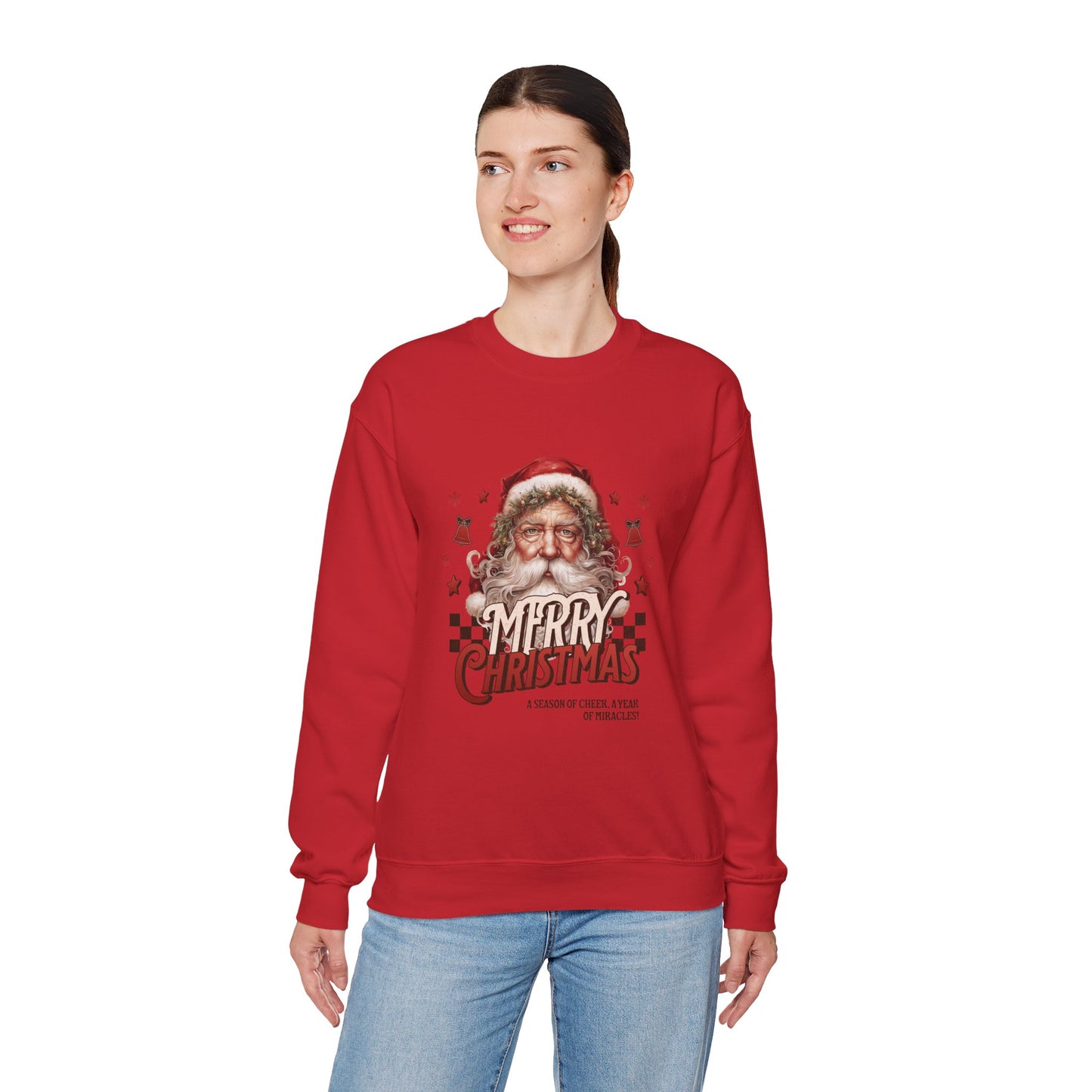 Merry Christmas: Cozy Unisex Crewneck Sweatshirt