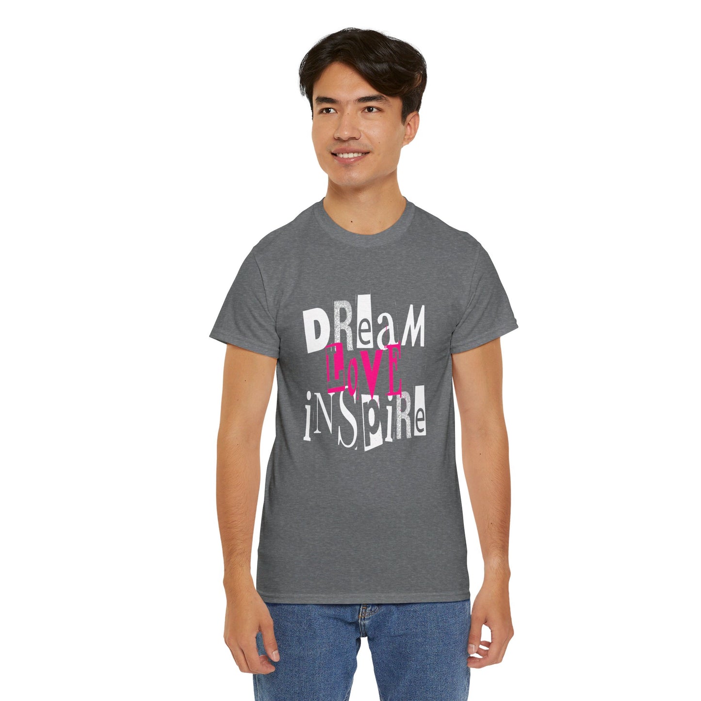 Dream Love Inspire Unisex Heavy Cotton Tee