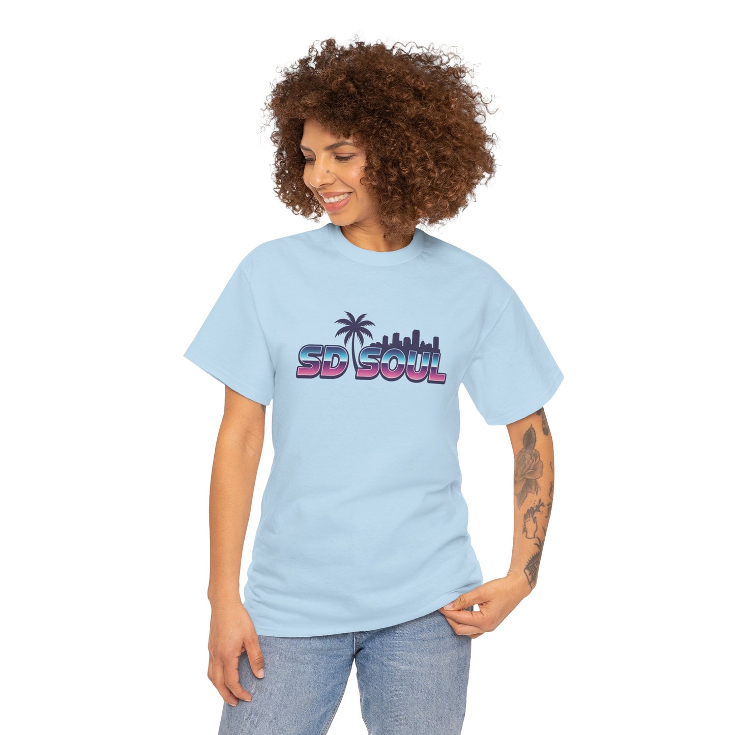 San Diego Soul: Retro Palm Premium Beach Vibe Tee