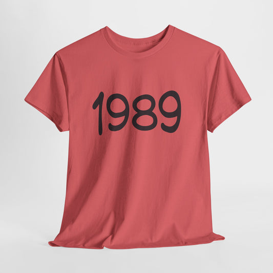 1989 Graphic Tee — Retro Birth Year T-Shirt