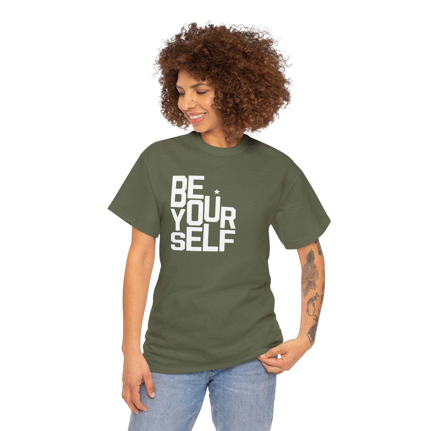 Be Yourself Unisex Heavy Cotton Premium Inspirational Tee
