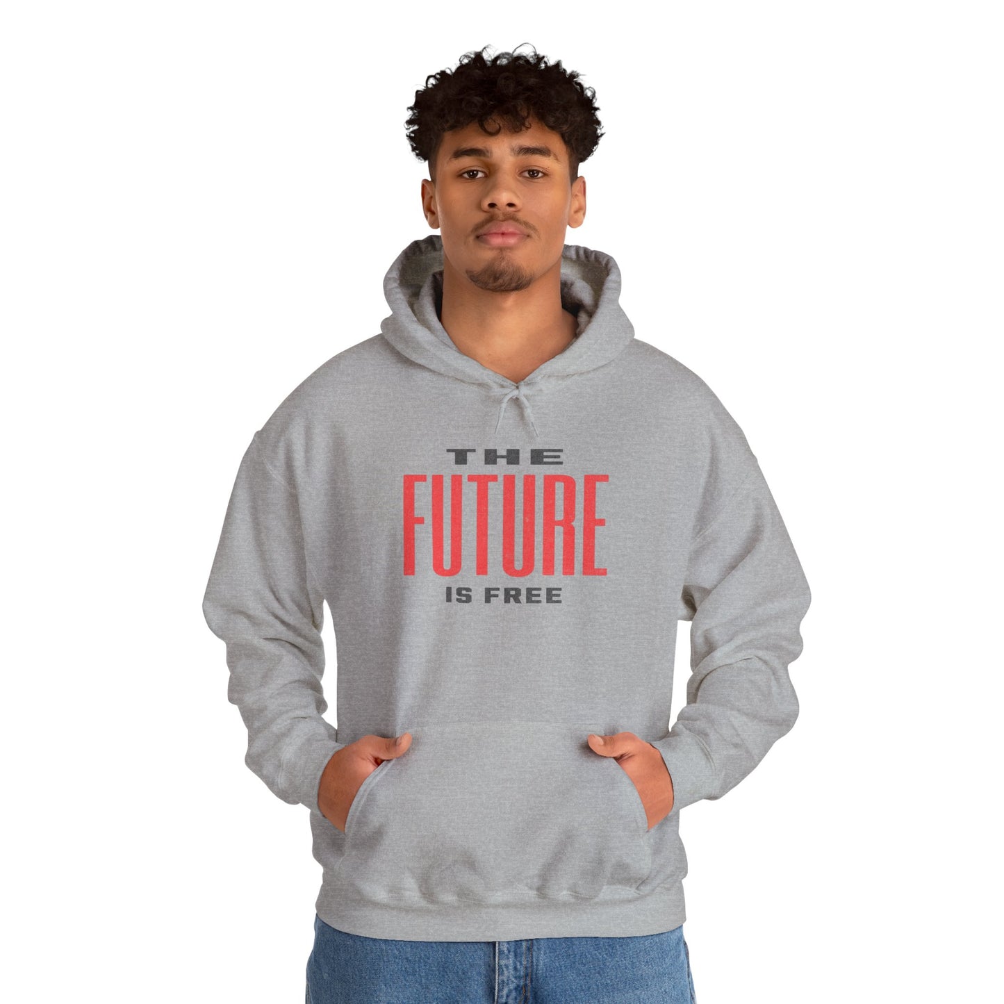 Future Bound: The Future Is Free Inspirational Premium Hoodie