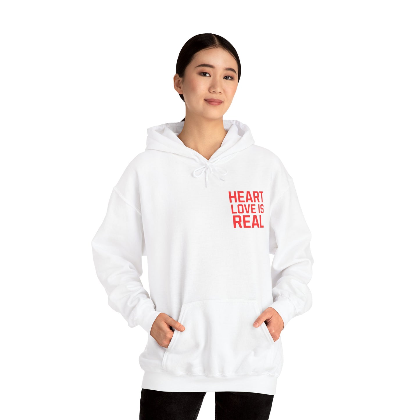 Heart Love Is Real Hoodie