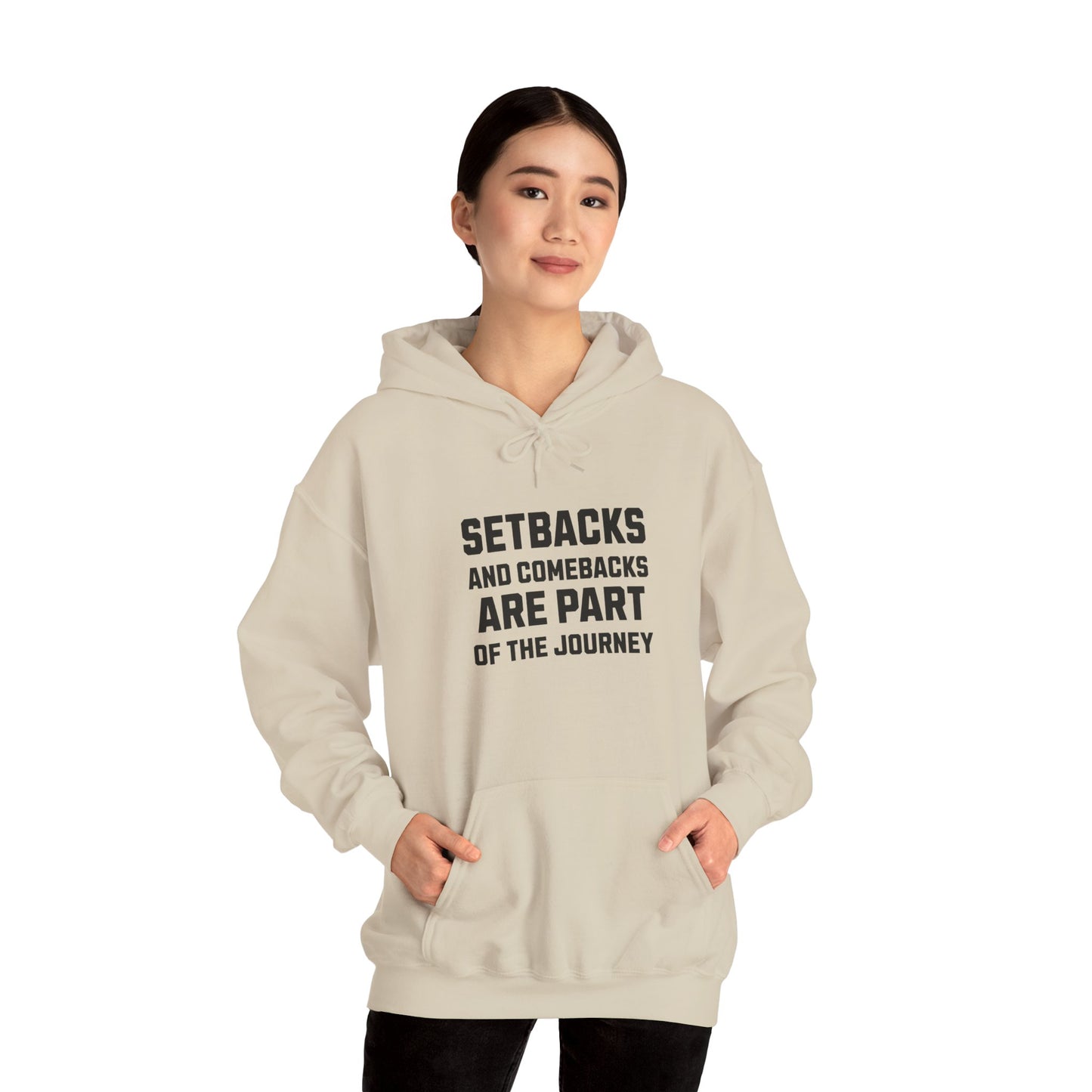 Never Give Up Motivational Hoodie