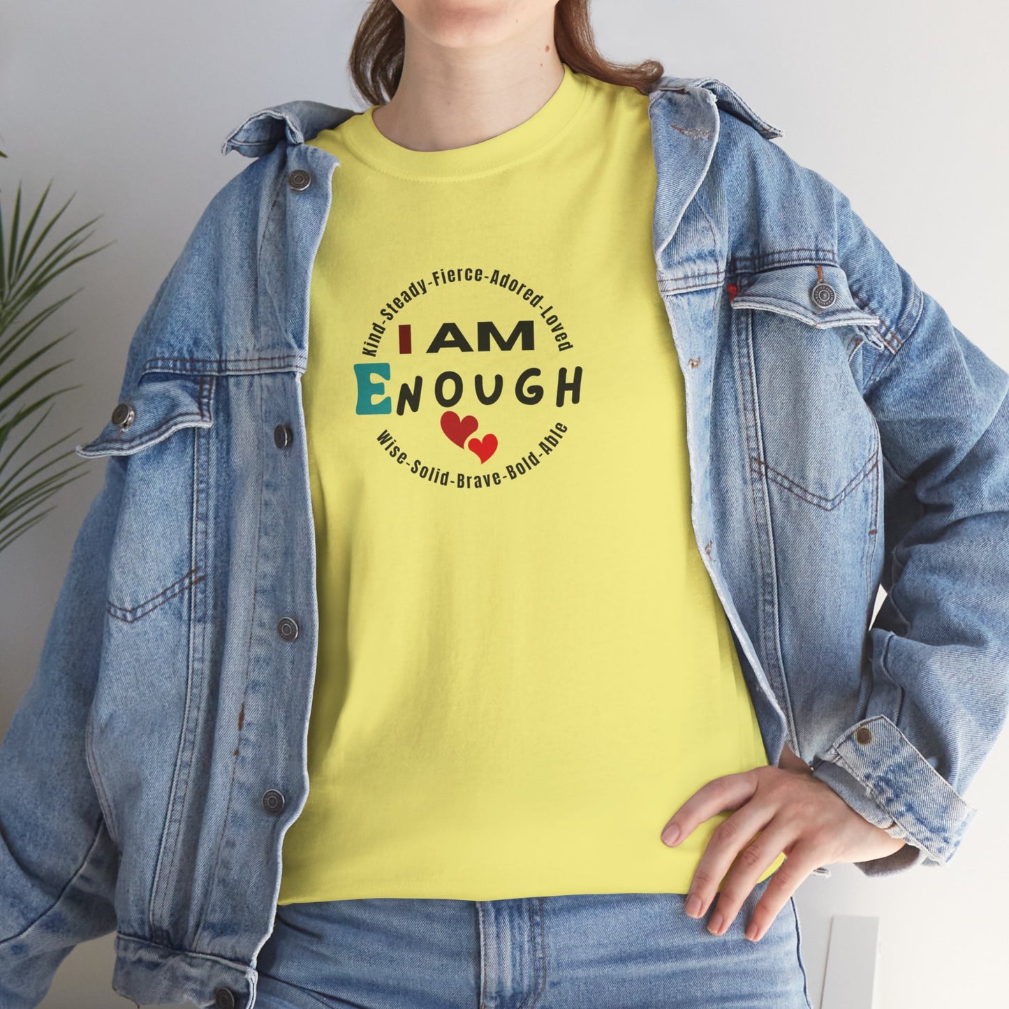 I Am Enough Unisex Heavy Cotton Tee