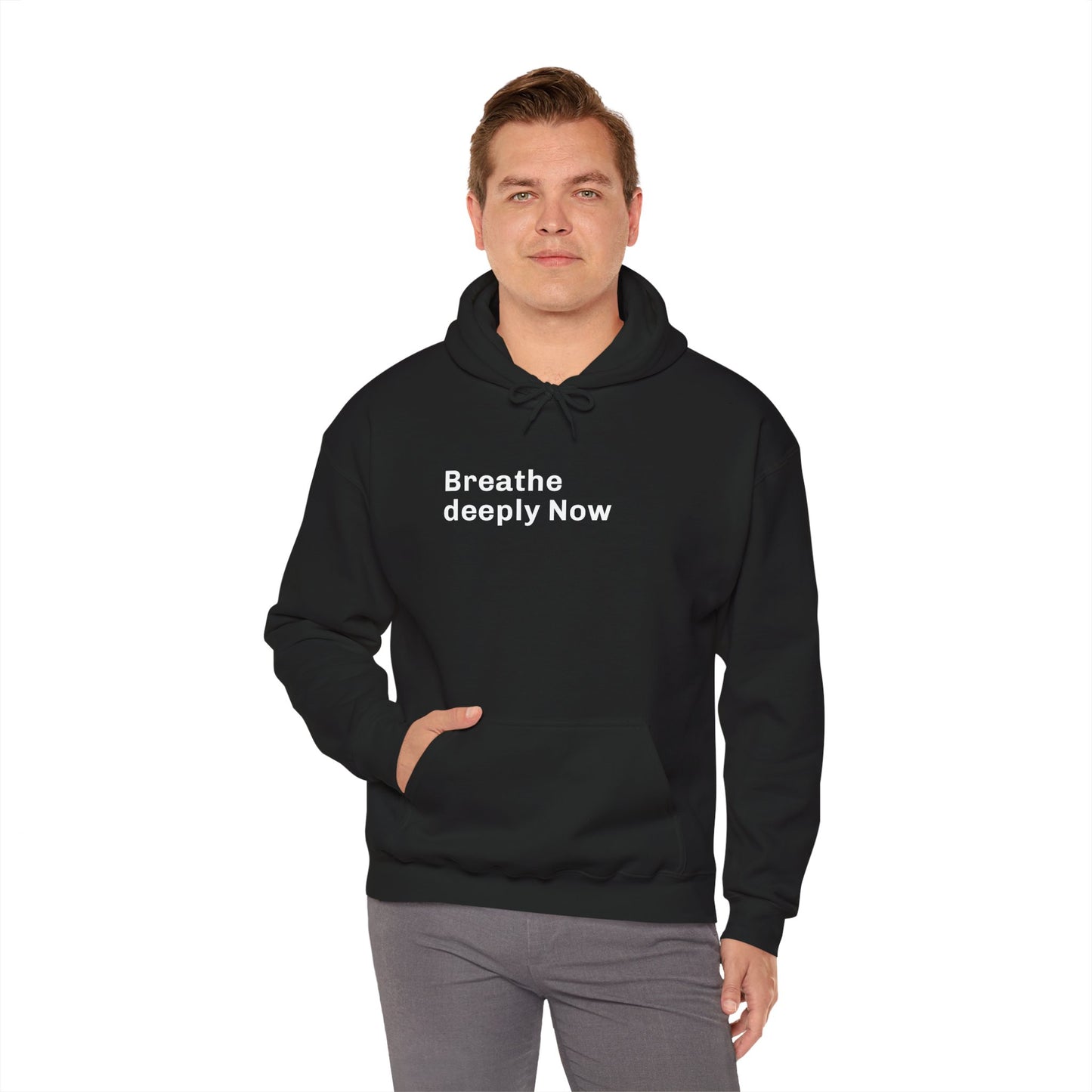 Breathe Deeply Now Unisex Mindfulness Hoodie