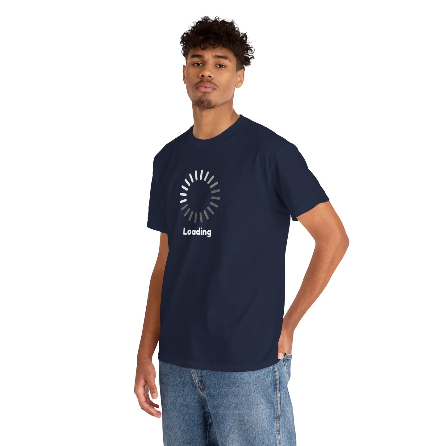 Minimalist Loading Icon Tech Humor Graphic Tee