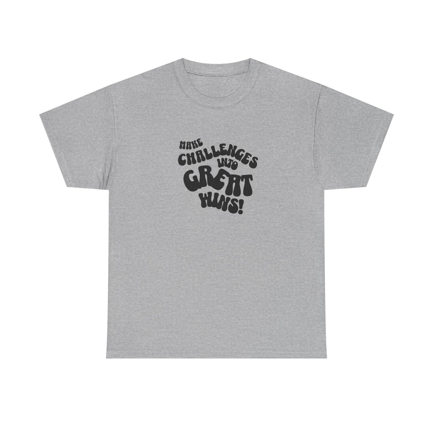 Challenge Accepted: Motivational Unisex Cotton Tee