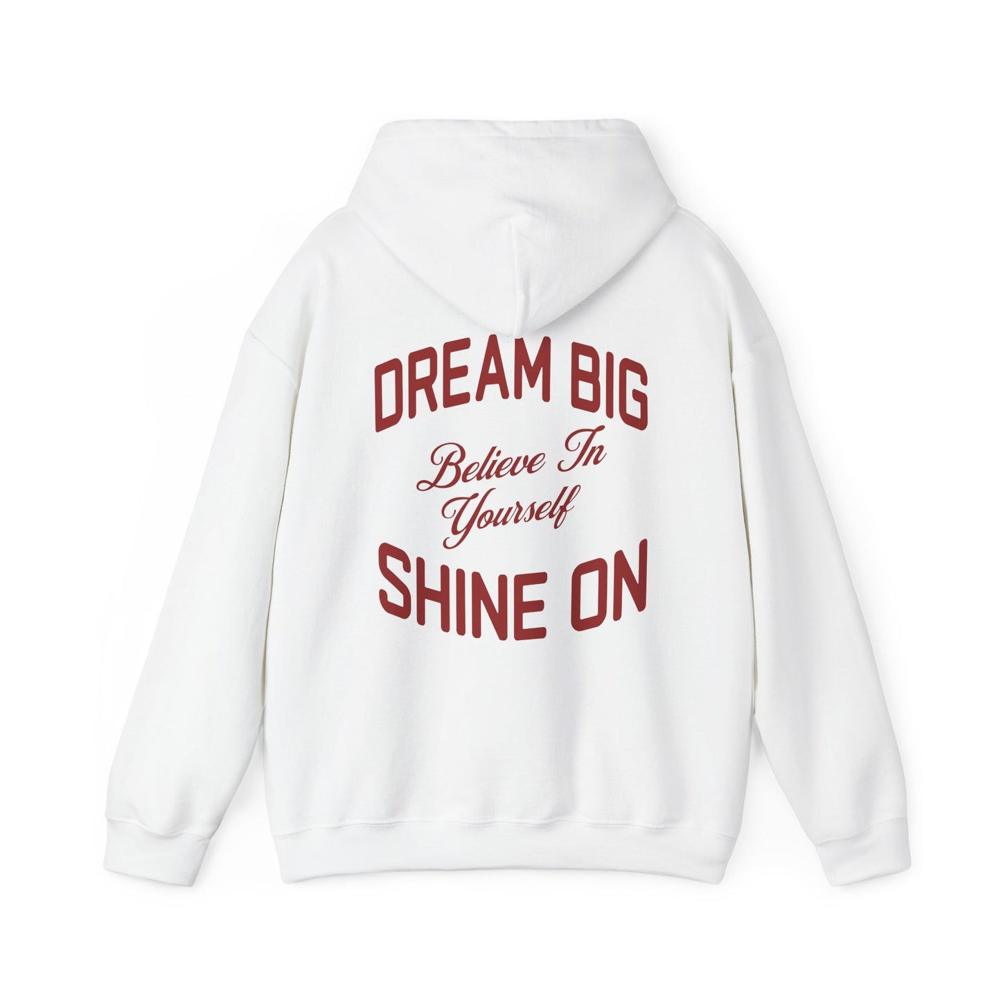 Dream Big Shine On: Inspirational Motivational Premium Hoodie