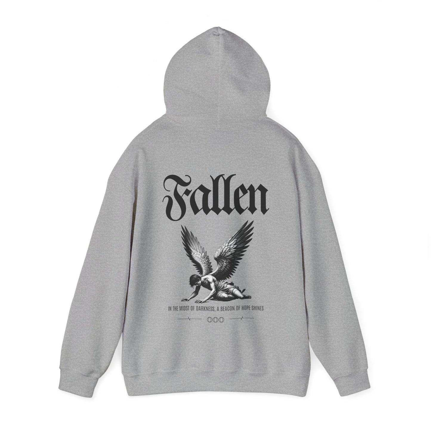 Hooded Sweatshirt - Fallen Angel Design