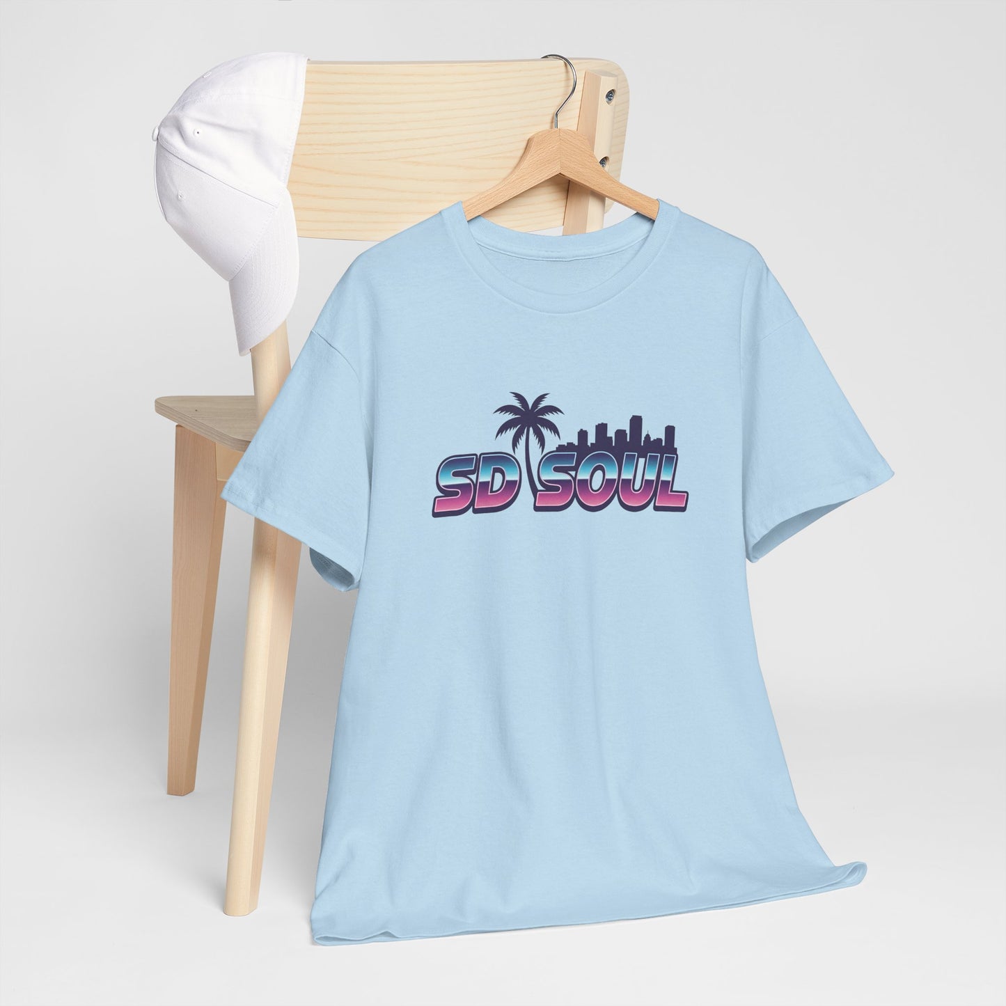 San Diego Soul: Retro Palm Premium Beach Vibe Tee