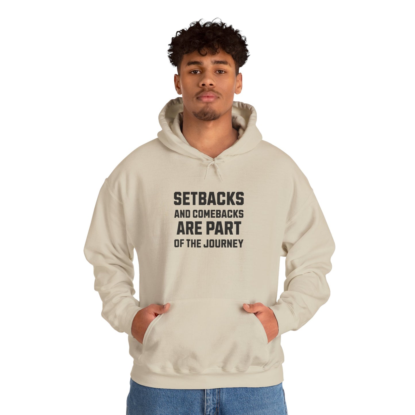 Never Give Up Motivational Hoodie