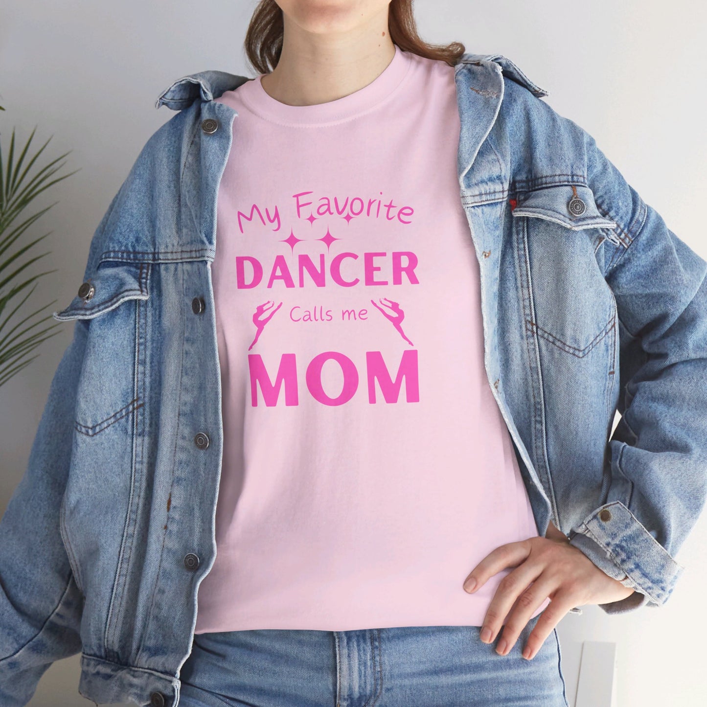 My Favorite Dancer Calls Me Mom Unisex Heavy Cotton Tee