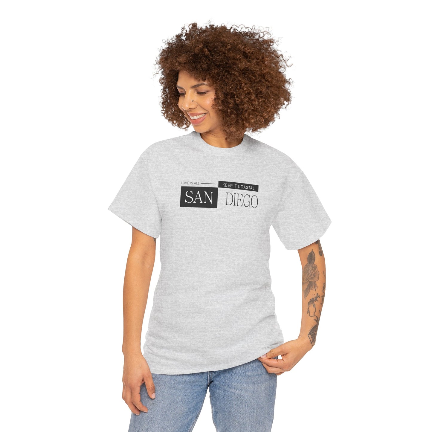 Stylish San Diego Vibes Graphic Tee