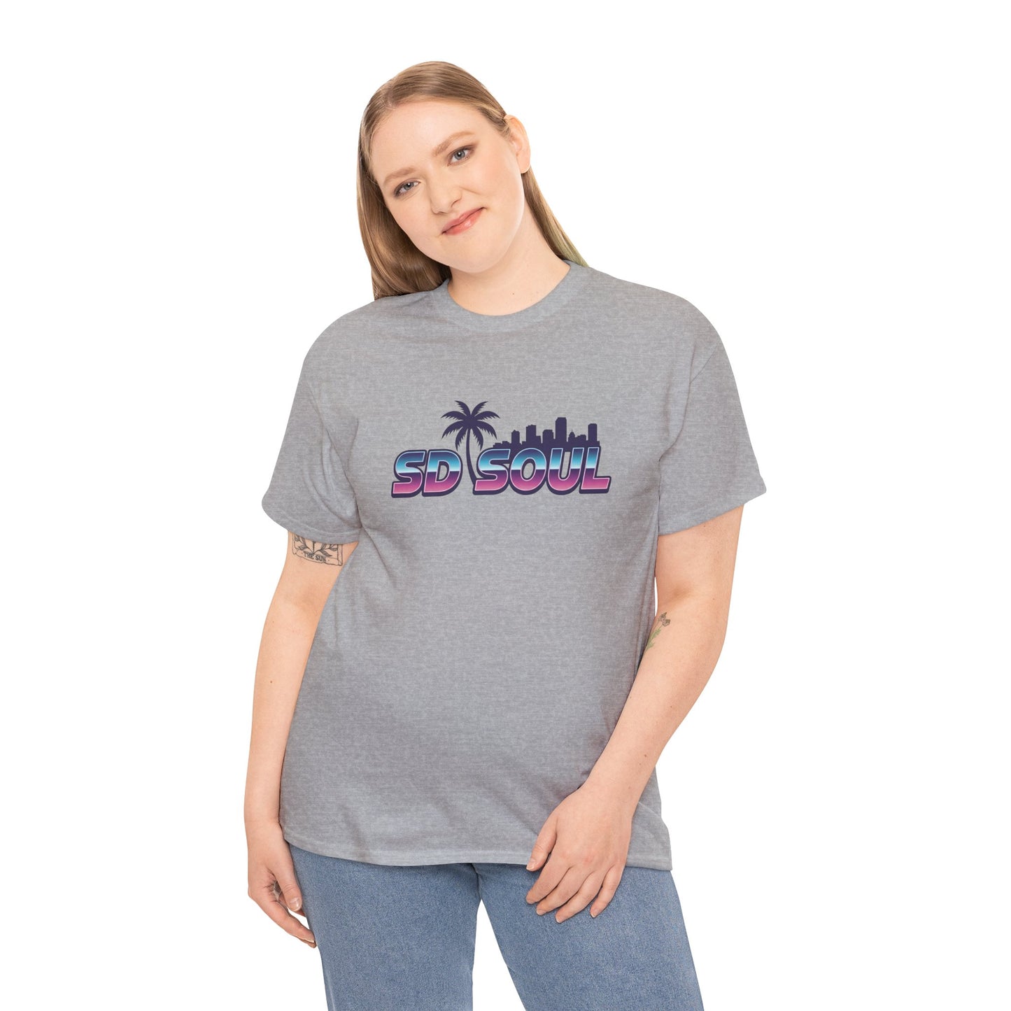 San Diego Soul: Retro Palm Premium Beach Vibe Tee
