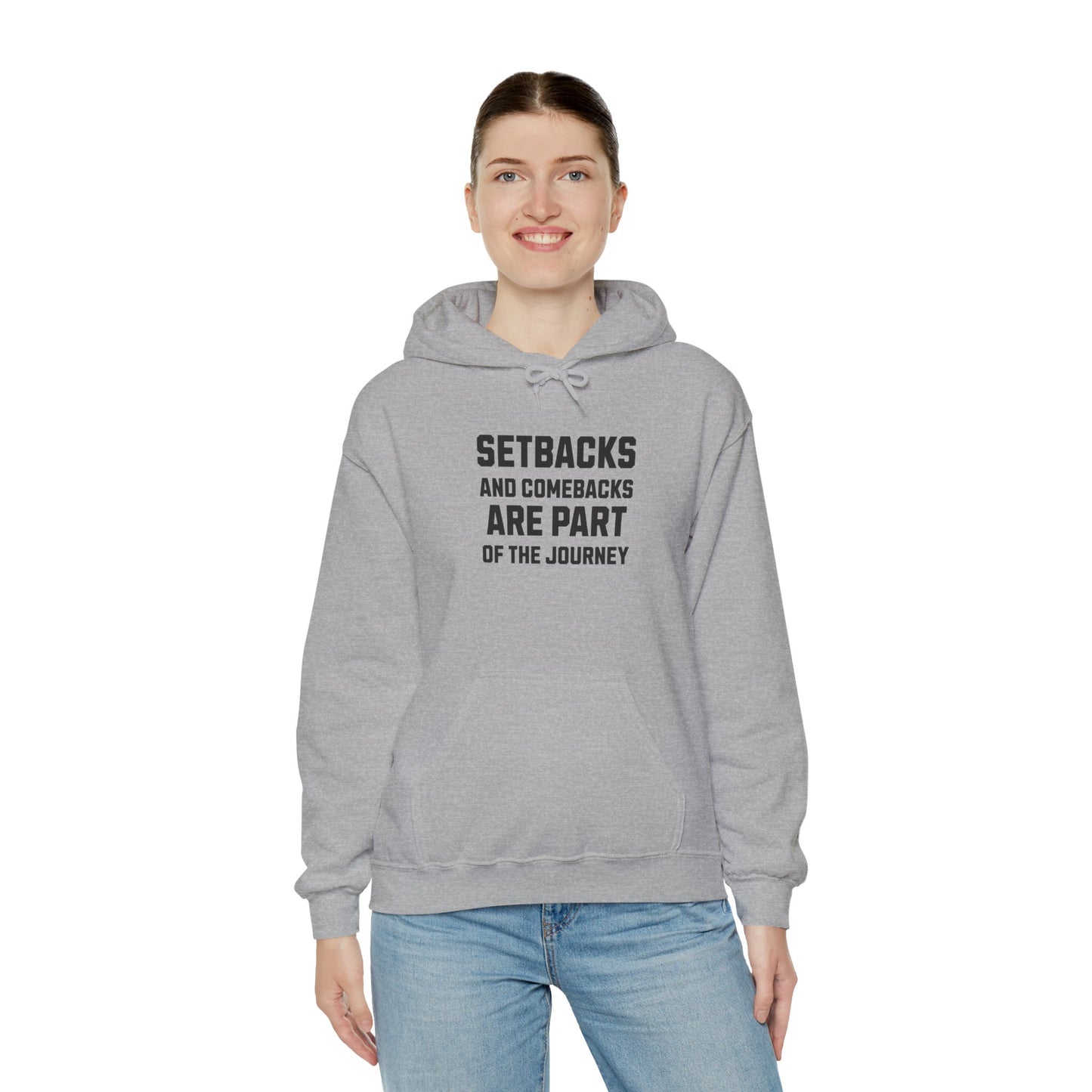 Never Give Up Motivational Hoodie