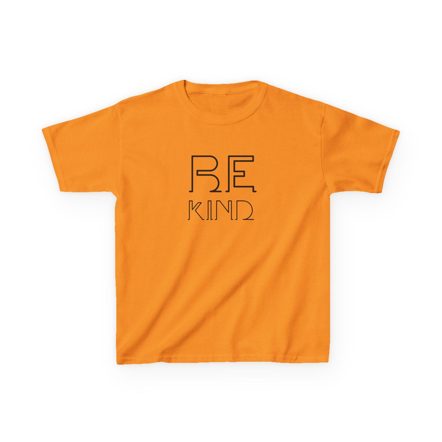 Kids T-Shirt — "Be Kind" Minimalist Typography Tee