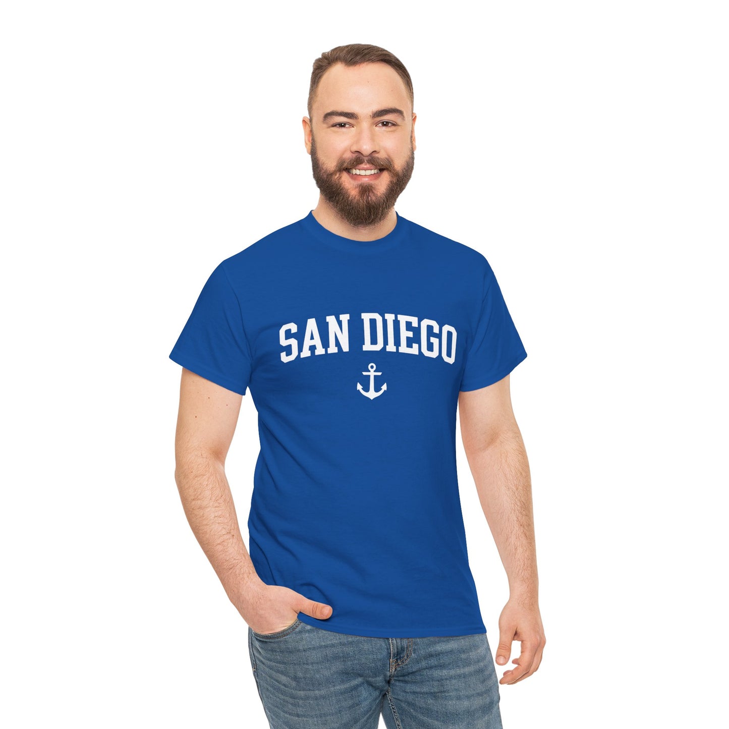 Maritime Heritage: San Diego Anchor Premium Boxy Tee