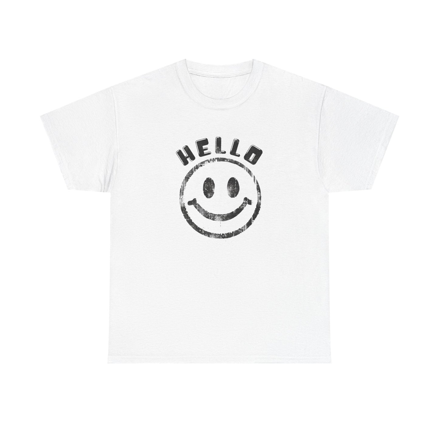 Hello Smiley Vintage Graphic Tee