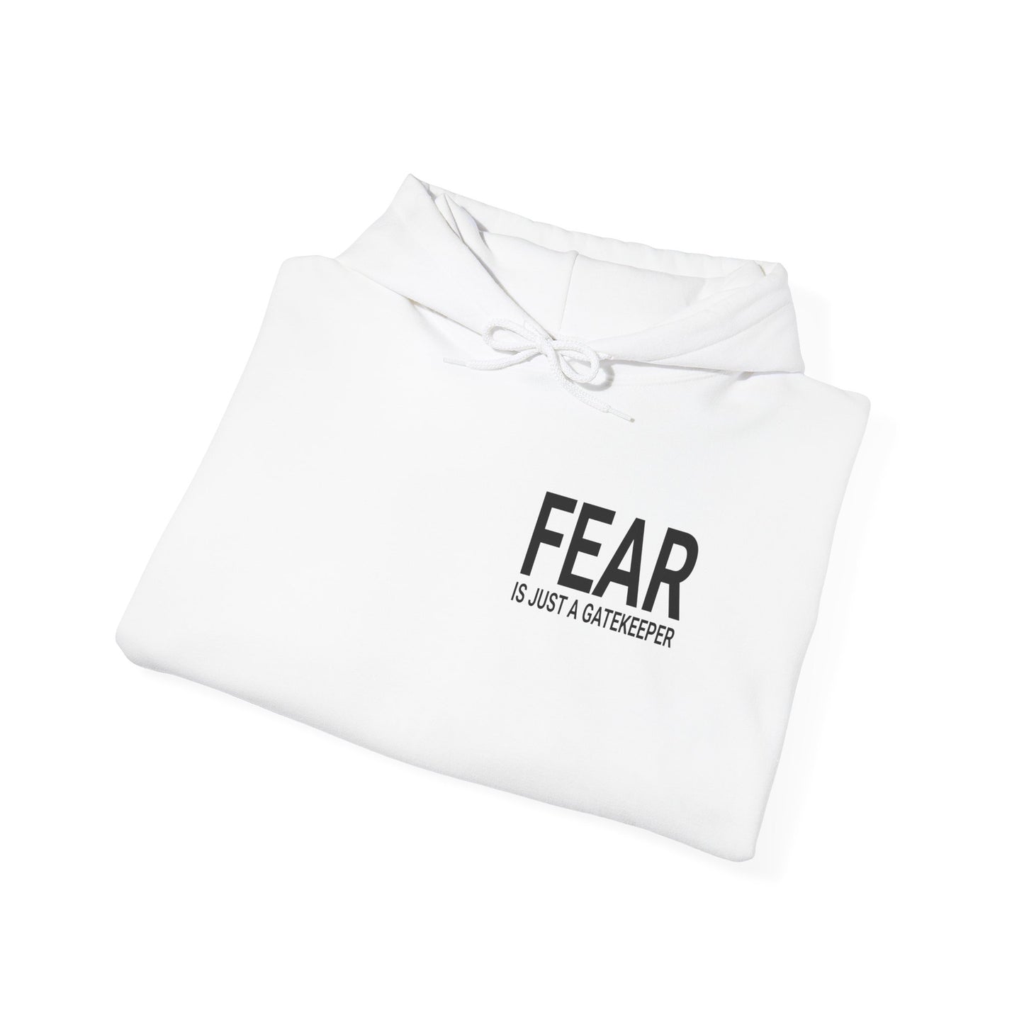 Fear Is Just a Gatekeeper Motivational Premium Hoodie