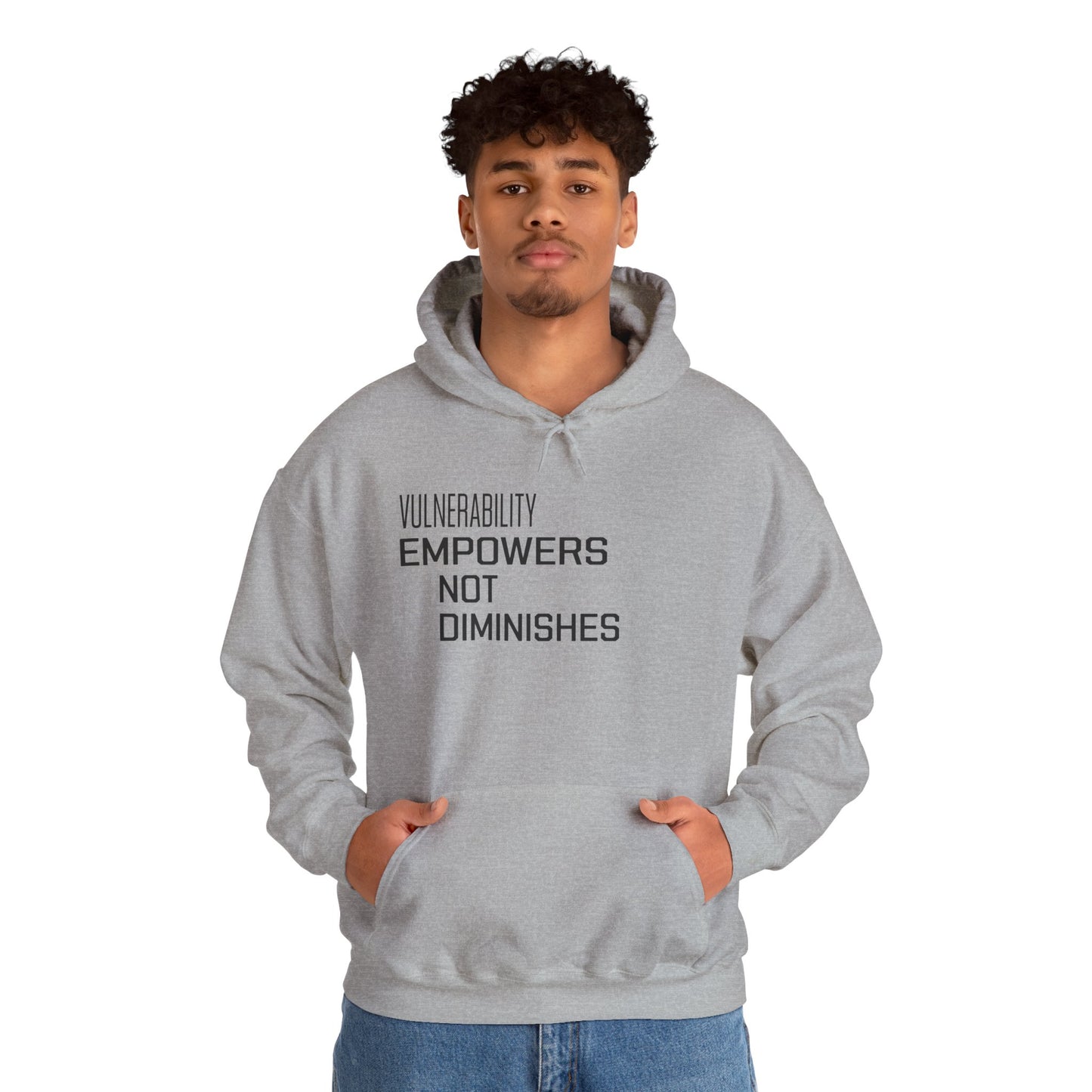 Vulnerability Empowerment Hoodie – Motivational Streetwear