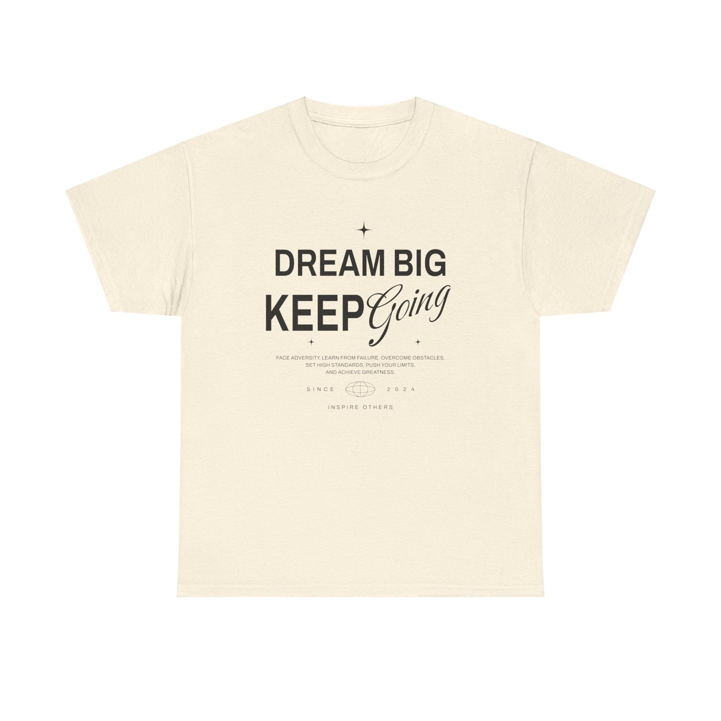 Dream Big lighter color shirts Unisex Heavy Cotton Tee