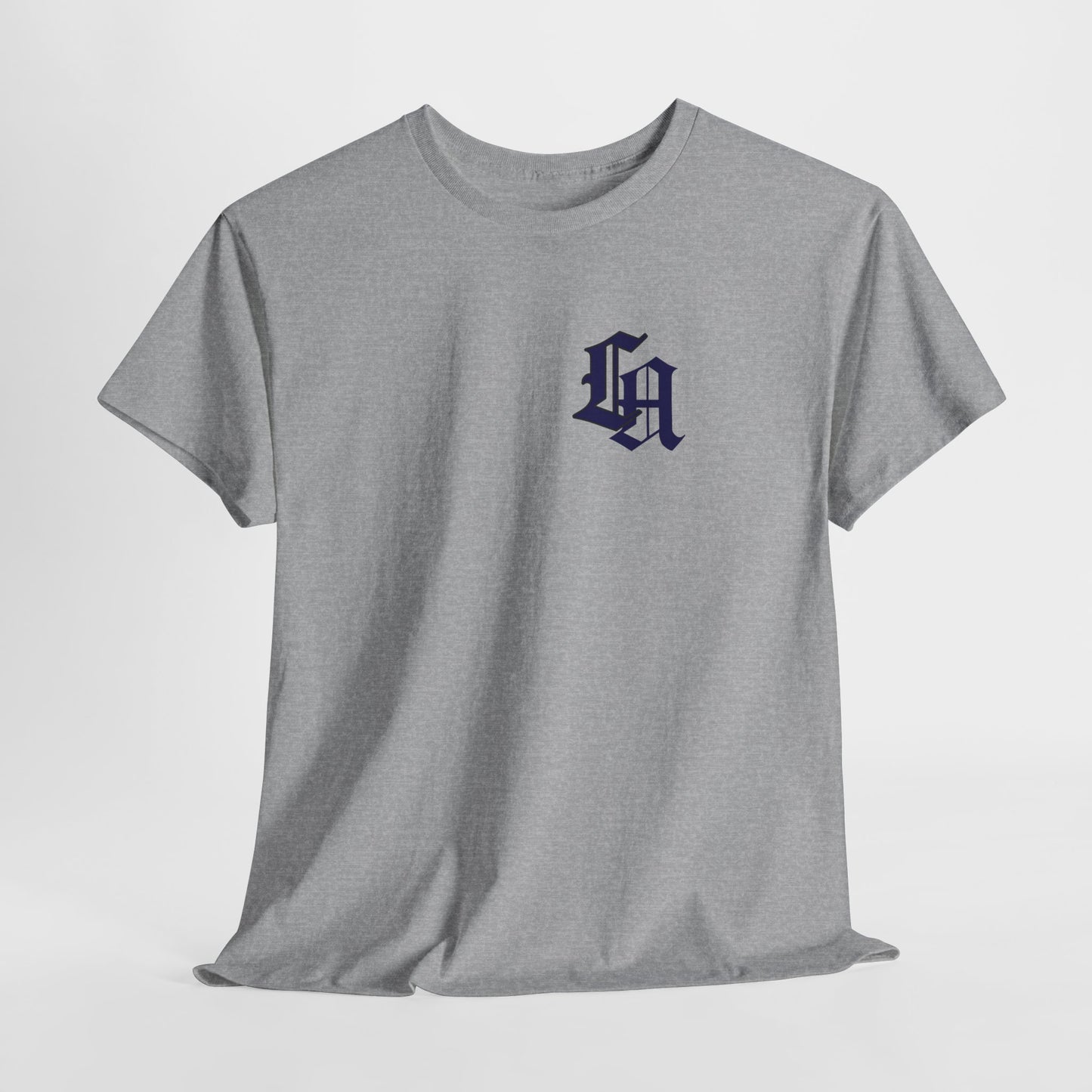 Gothic LA Minimalist Chest Tee: Premium Urban Streetwear
