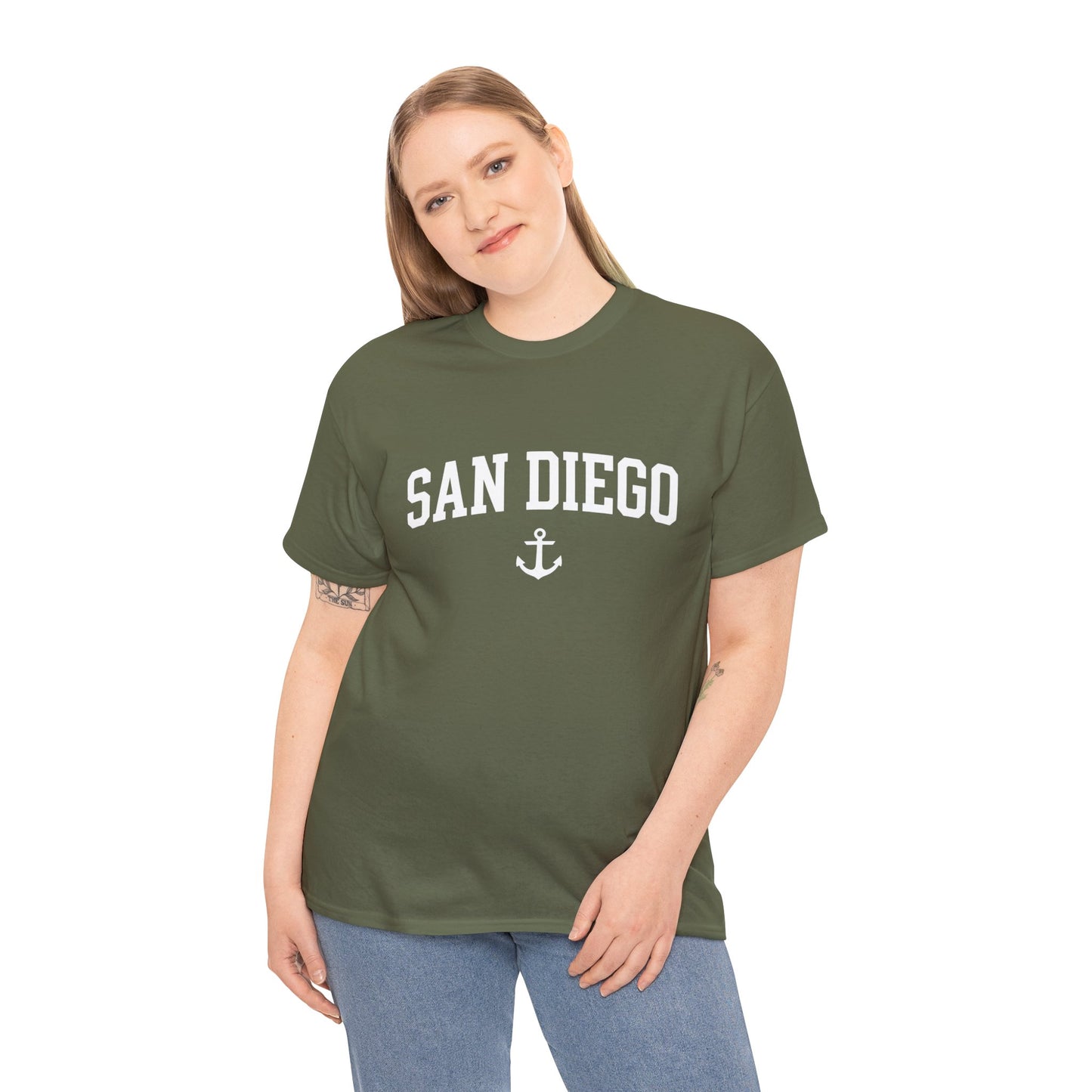 Maritime Heritage: San Diego Anchor Premium Boxy Tee