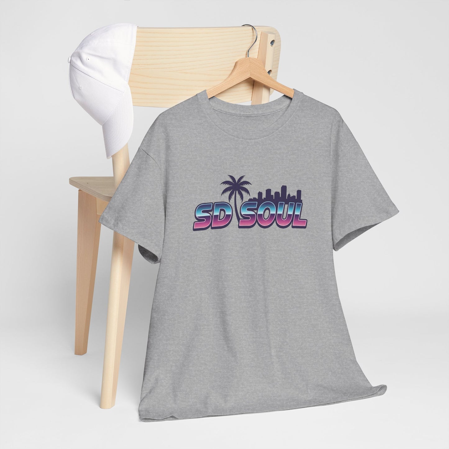 San Diego Soul: Retro Palm Premium Beach Vibe Tee