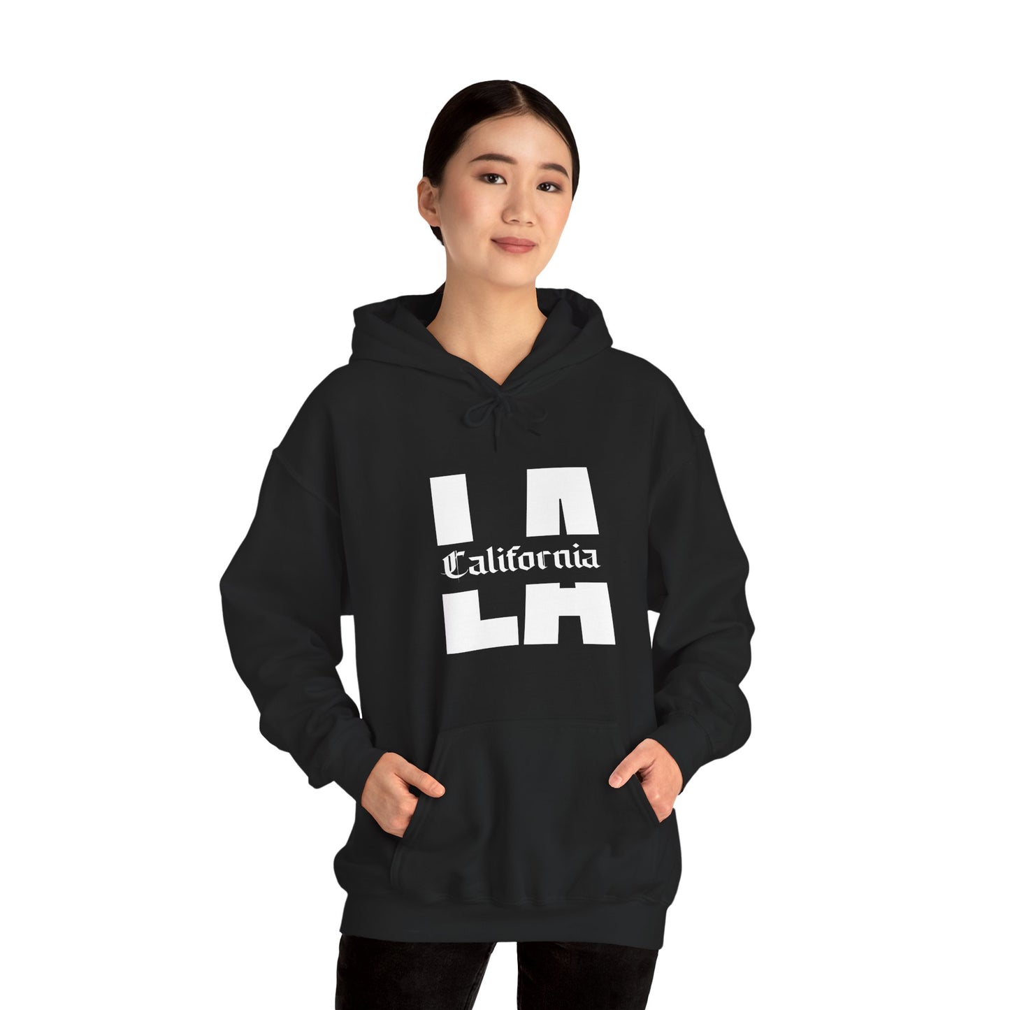 LA California Retro Block Hoodie