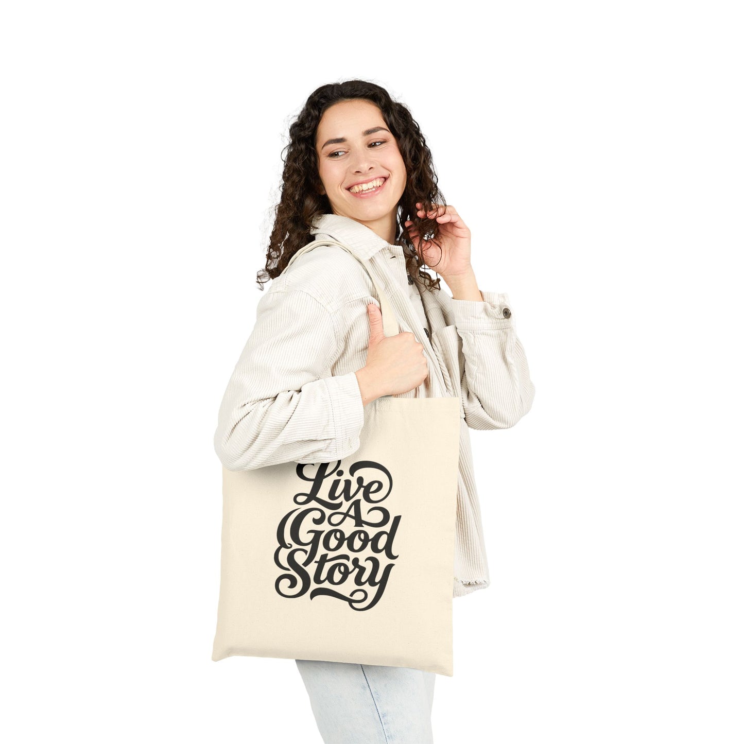 Live a Good Story: Be-YOU-tiful Two-Sided Inspirational Tote