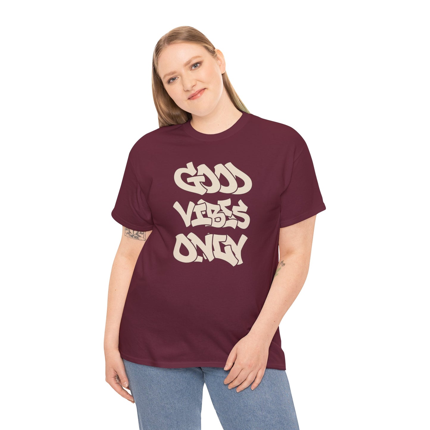 Good Vibes in my life Unisex Heavy Cotton Tee