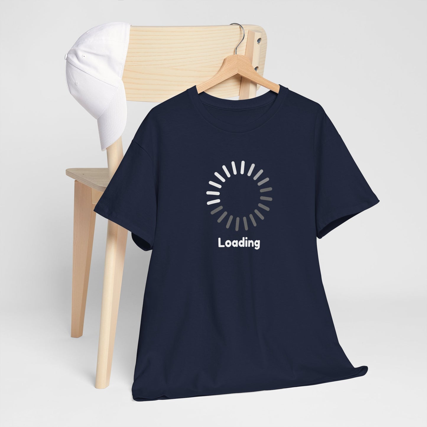 Minimalist Loading Icon Tech Humor Graphic Tee