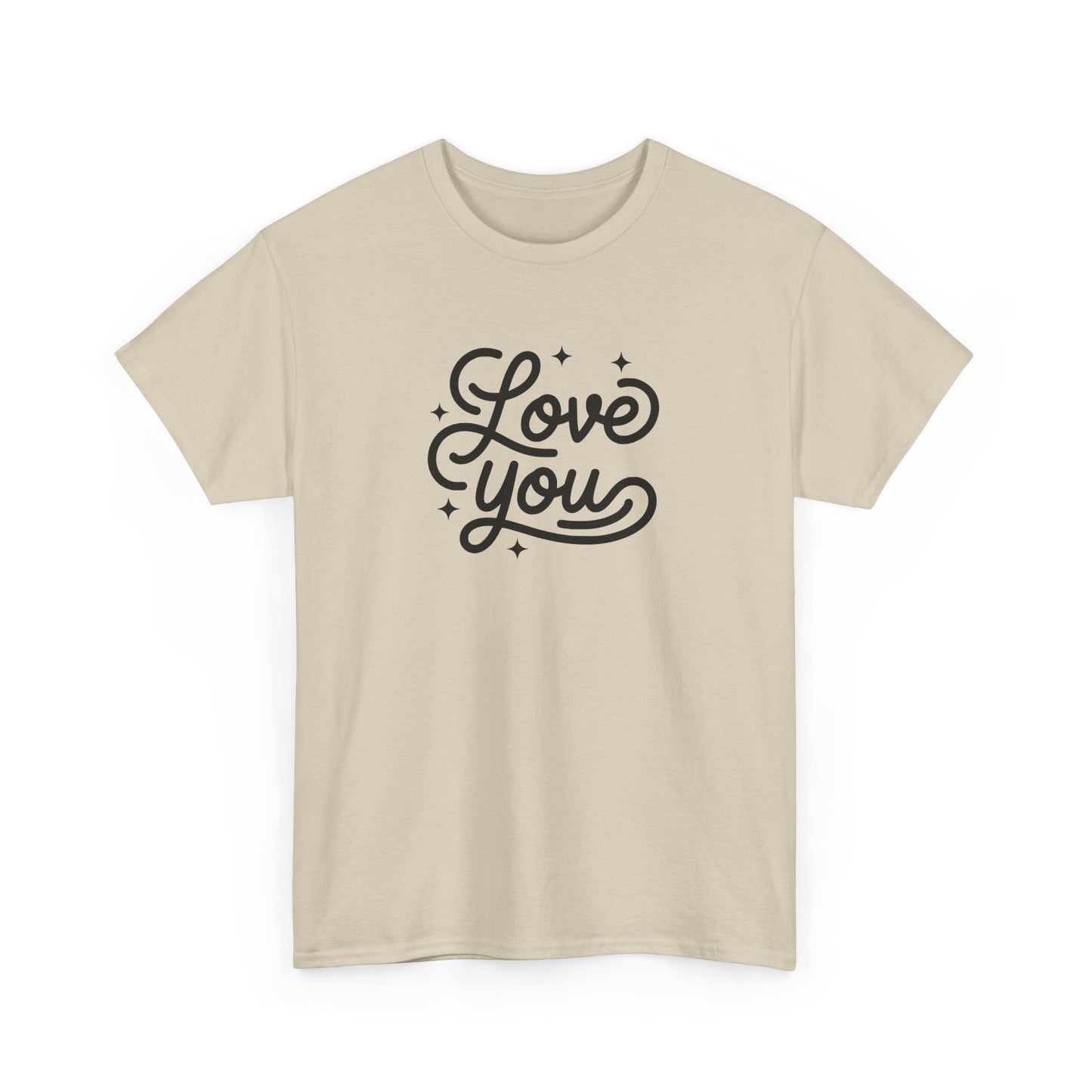 Love You Tee – Bold, Soft, Everyday Romance